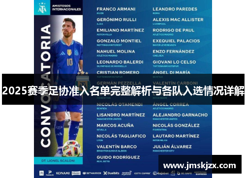 2025赛季足协准入名单完整解析与各队入选情况详解